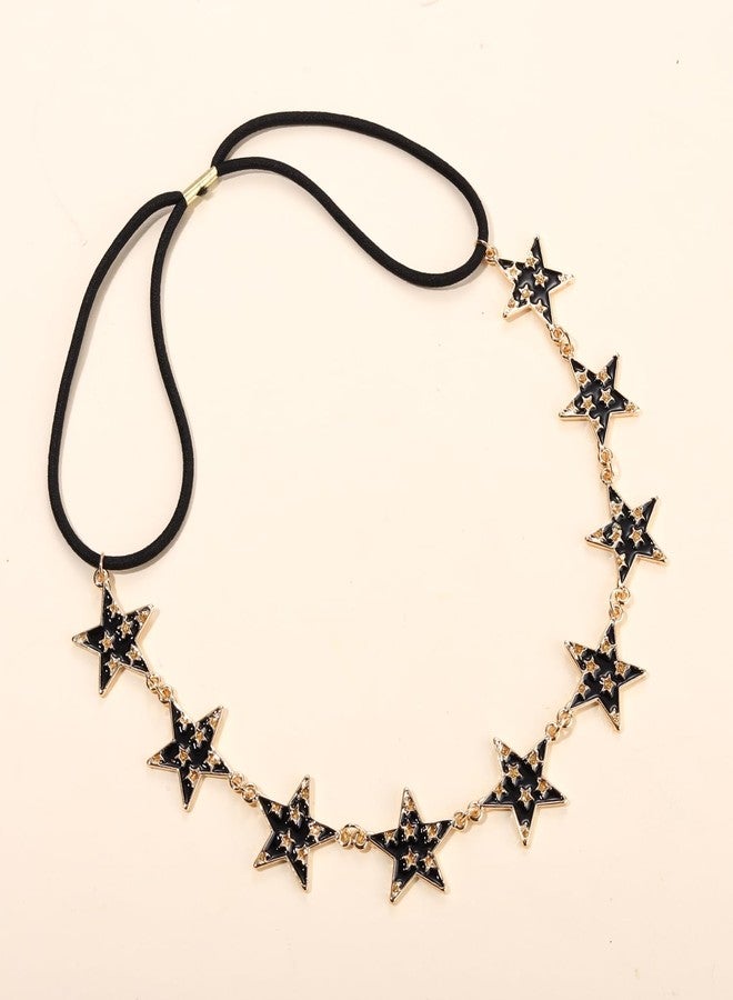 HZEYN Glitter Star Stretch Headbands - Party, Costume & New Year's Eve Hair Accessories - Image 2